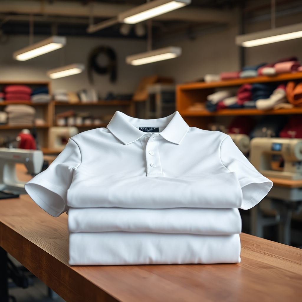 Playera Polo Blanca