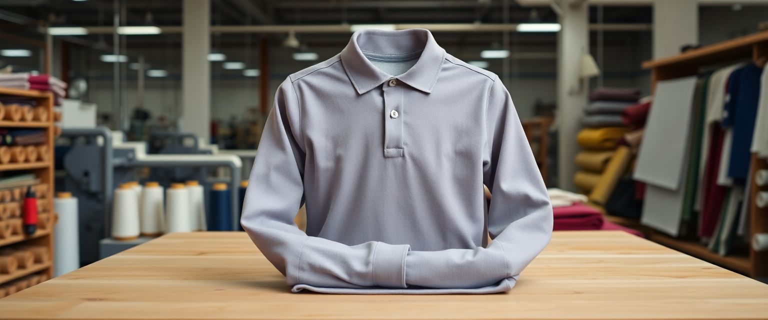 Playera Polo Manga Larga