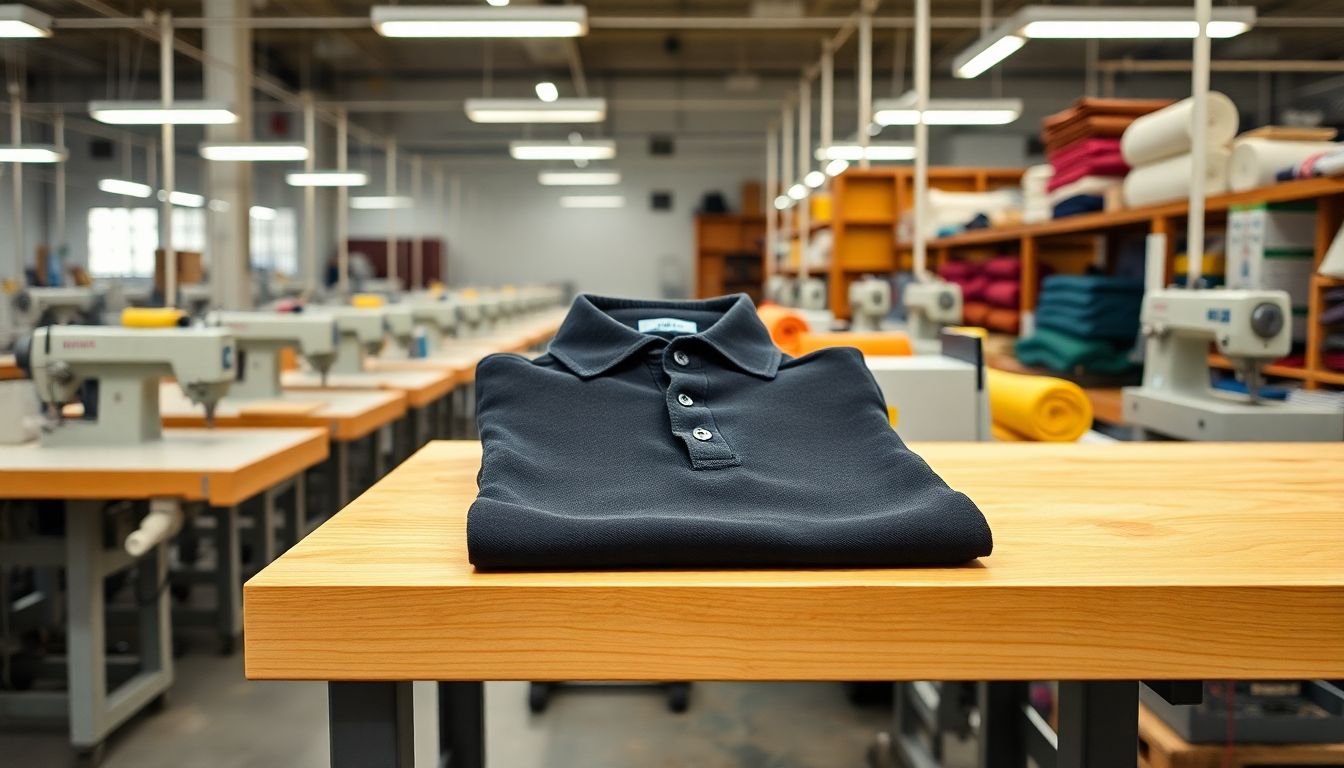 Playera Polo Negra